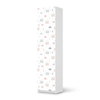 Möbelfolie Sweet Dreams - IKEA Pax Schrank 201 cm Höhe - 1 Tür - weiss