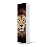 Möbelfolie Wild Eyes - IKEA Pax Schrank 201 cm Höhe - 1 Tür - weiss