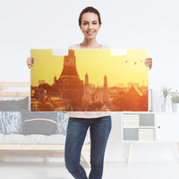 Möbelfolie Bangkok Sunset - IKEA Stuva Banktruhe - Folie