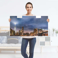 Möbelfolie Brooklyn Bridge - IKEA Stuva Banktruhe - Folie