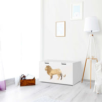 Möbelfolie Origami Lion - IKEA Stuva Banktruhe - Kinderzimmer
