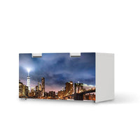 Möbelfolie Brooklyn Bridge - IKEA Stuva Banktruhe - weiss