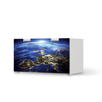 Möbelfolie Earth View - IKEA Stuva Banktruhe - weiss