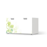 Möbelfolie Flower Light - IKEA Stuva Banktruhe - weiss