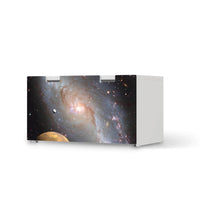 Möbelfolie Milky Way - IKEA Stuva Banktruhe - weiss