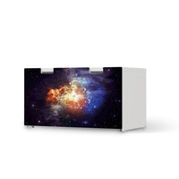 Möbelfolie Nebula - IKEA Stuva Banktruhe - weiss