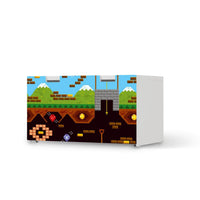 Möbelfolie Pixelmania - IKEA Stuva Banktruhe - weiss