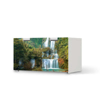 Möbelfolie Rainforest - IKEA Stuva Banktruhe - weiss