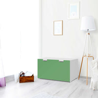 Möbelfolie Grün Light - IKEA Stuva Banktruhe - Wohnzimmer