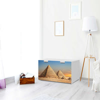 Möbelfolie Pyramids - IKEA Stuva Banktruhe - Wohnzimmer