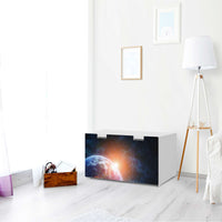 Möbelfolie Sunrise - IKEA Stuva Banktruhe - Wohnzimmer