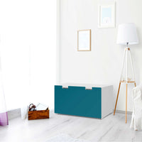 Möbelfolie Türkisgrün Dark - IKEA Stuva Banktruhe - Wohnzimmer