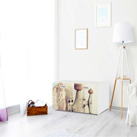 Möbelfolie Skateboard - IKEA Stuva / Fritids Bank mit Kasten - Kinderzimmer