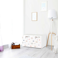 Möbelfolie Sweet Dreams - IKEA Stuva / Fritids Bank mit Kasten - Kinderzimmer