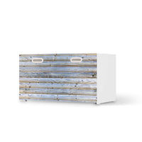 Möbelfolie Greyhound - IKEA Stuva / Fritids Bank mit Kasten - weiss