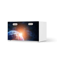 Möbelfolie Sunrise - IKEA Stuva / Fritids Bank mit Kasten - weiss