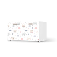 Möbelfolie Sweet Dreams - IKEA Stuva / Fritids Bank mit Kasten - weiss