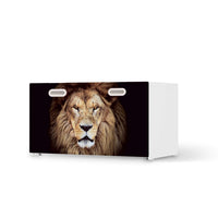 Möbelfolie Wild Eyes - IKEA Stuva / Fritids Bank mit Kasten - weiss