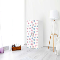 Möbelfolie Eulenparty - IKEA Stuva / Fritids Schrank - 2 große Türen - Kinderzimmer