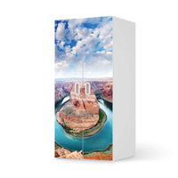 Möbelfolie Grand Canyon - IKEA Stuva / Fritids Schrank - 2 große Türen - weiss
