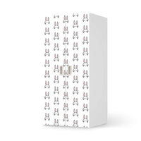 Möbelfolie Hoppel - IKEA Stuva / Fritids Schrank - 2 große Türen - weiss