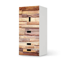 Möbelfolie Artwood - IKEA Stuva kombiniert - 3 Schubladen und 2 kleine Türen - weiss
