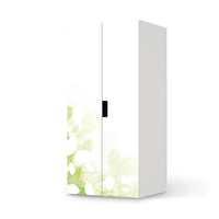 Möbelfolie Flower Light - IKEA Stuva Schrank - 2 große Türen - weiss