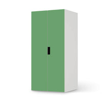 Möbelfolie Grün Light - IKEA Stuva Schrank - 2 große Türen - weiss