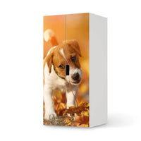 Möbelfolie Jack the Puppy - IKEA Stuva Schrank - 2 große Türen - weiss
