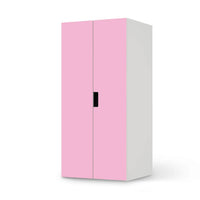 Möbelfolie Pink Light - IKEA Stuva Schrank - 2 große Türen - weiss