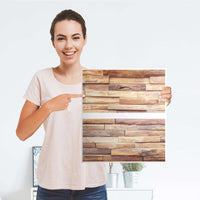 Selbstklebende Folie Artwood - IKEA Hemnes Kommode 2 Schubladen - Folie