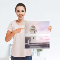 Selbstklebende Folie Lighthouse - IKEA Hemnes Kommode 2 Schubladen - Folie