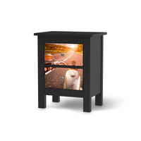 Selbstklebende Folie Easy Rider - IKEA Hemnes Kommode 2 Schubladen - schwarz