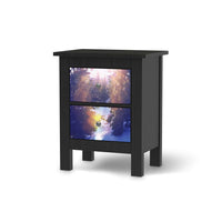 Selbstklebende Folie Lichtflut - IKEA Hemnes Kommode 2 Schubladen - schwarz