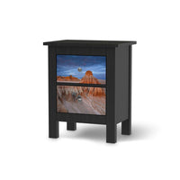 Selbstklebende Folie Outback Australia - IKEA Hemnes Kommode 2 Schubladen - schwarz