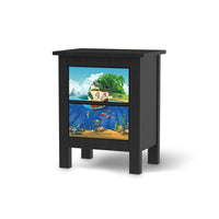 Selbstklebende Folie Pirates - IKEA Hemnes Kommode 2 Schubladen - schwarz
