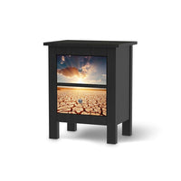 Selbstklebende Folie Savanne - IKEA Hemnes Kommode 2 Schubladen - schwarz