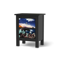 Selbstklebende Folie Seaside - IKEA Hemnes Kommode 2 Schubladen - schwarz