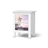 Selbstklebende Folie Lighthouse - IKEA Hemnes Kommode 2 Schubladen - weiss