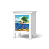Selbstklebende Folie Pirates - IKEA Hemnes Kommode 2 Schubladen - weiss