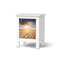 Selbstklebende Folie Savanne - IKEA Hemnes Kommode 2 Schubladen - weiss