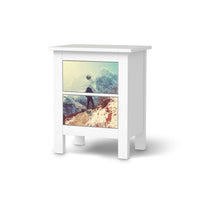 Selbstklebende Folie The sky is the limit - IKEA Hemnes Kommode 2 Schubladen - weiss