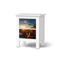 Selbstklebende Folie Tibet - IKEA Hemnes Kommode 2 Schubladen - weiss