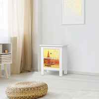 Selbstklebende Folie Bangkok Sunset - IKEA Hemnes Kommode 2 Schubladen - Wohnzimmer