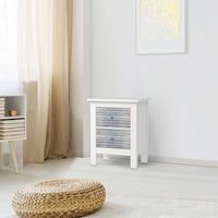 Selbstklebende Folie Greyhound - IKEA Hemnes Kommode 2 Schubladen - Wohnzimmer