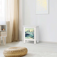 Selbstklebende Folie Patagonia - IKEA Hemnes Kommode 2 Schubladen - Wohnzimmer