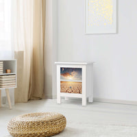Selbstklebende Folie Savanne - IKEA Hemnes Kommode 2 Schubladen - Wohnzimmer
