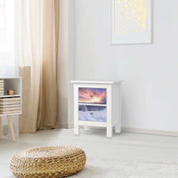 Selbstklebende Folie Zauberhafte Winterlandschaft - IKEA Hemnes Kommode 2 Schubladen - Wohnzimmer