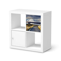Selbstklebende Folie New Zealand - IKEA Kallax Regal 1 Türe - weiss