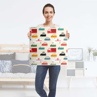 Selbstklebende Folie Cars - IKEA Lack Tisch 78x78 cm - Folie